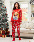 PatPat PAW Patrol Family Matching Christmas Pajamas Santa Hat Graphic Blue & Red
