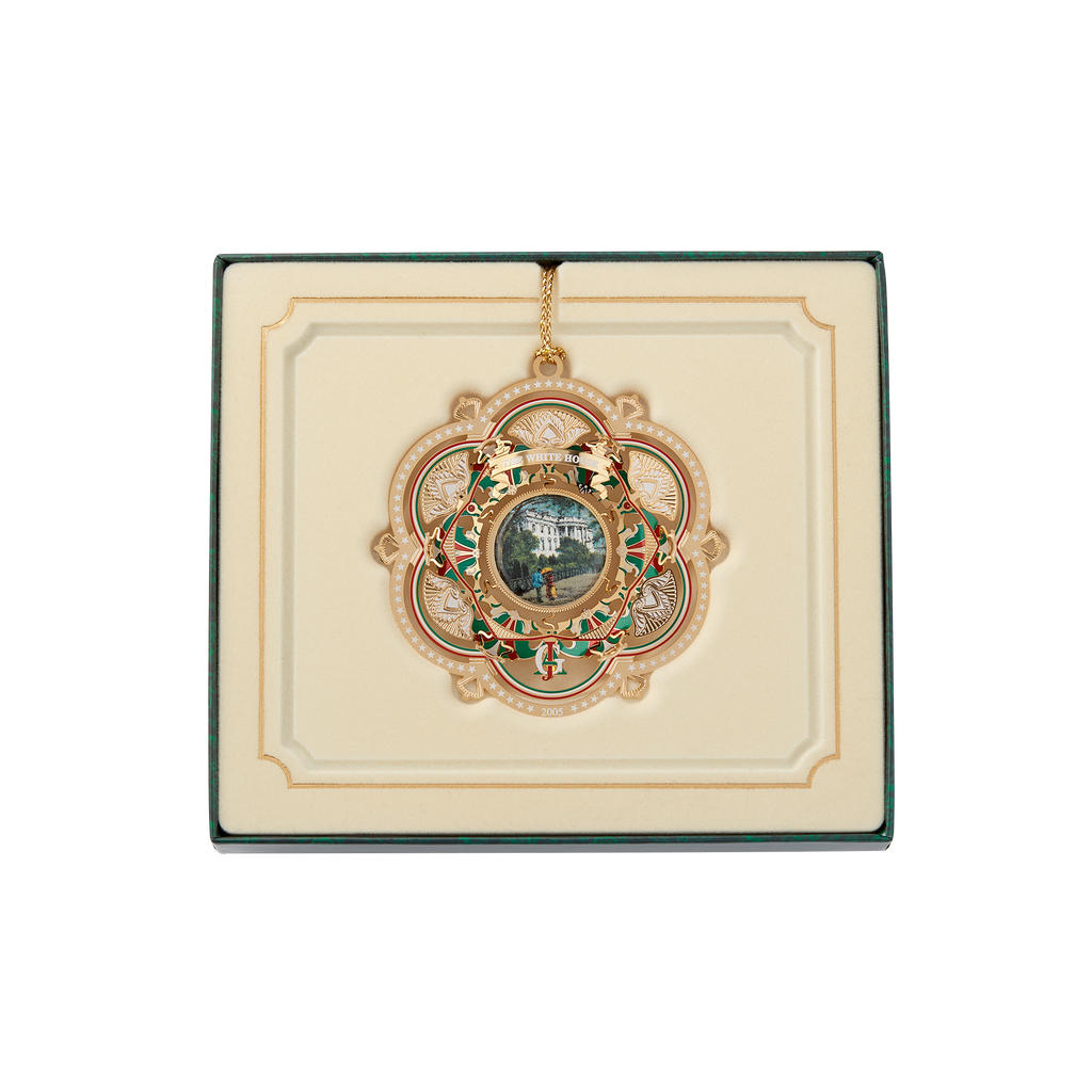 2005 White House Christmas Ornament, The South Facade