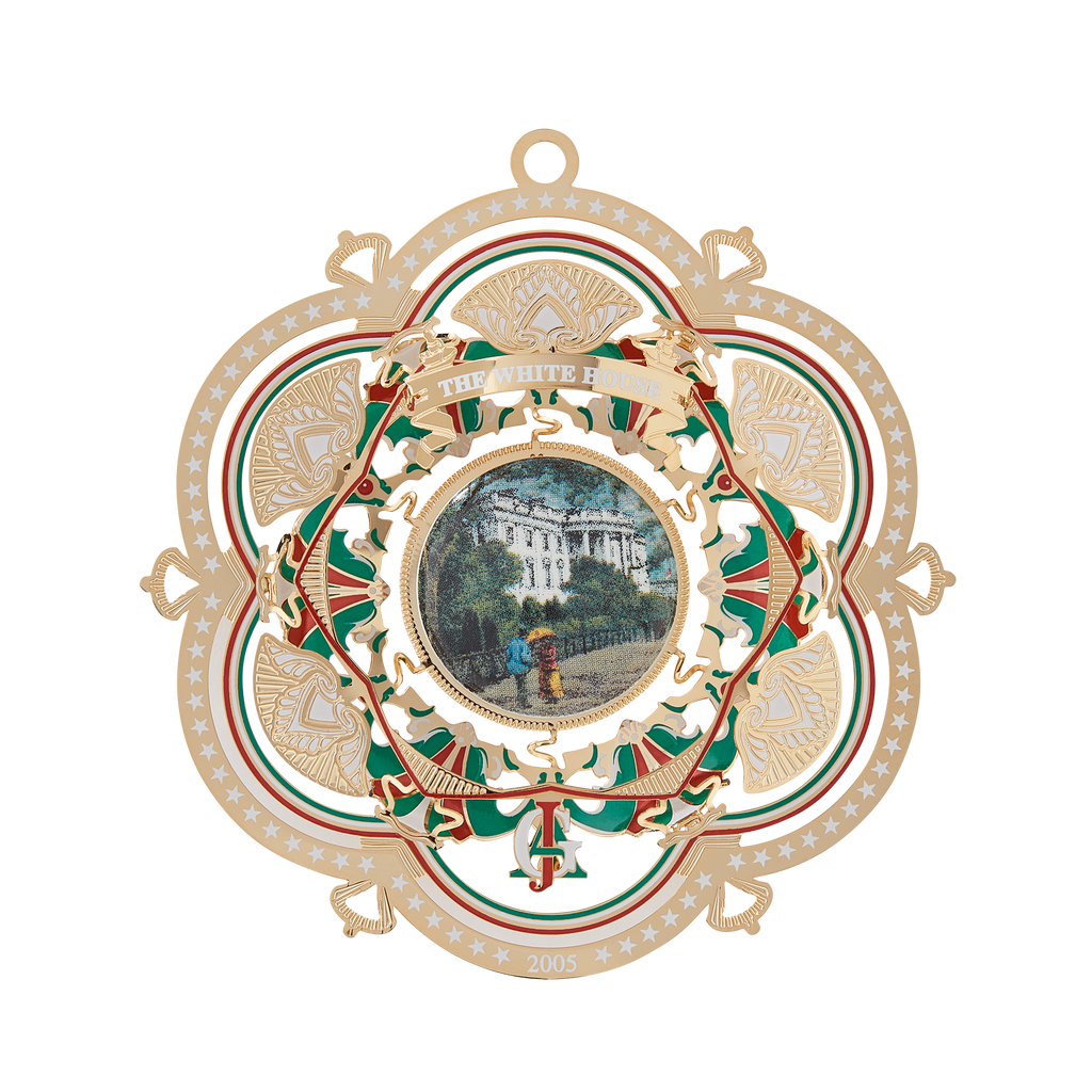 2005 White House Christmas Ornament, The South Facade