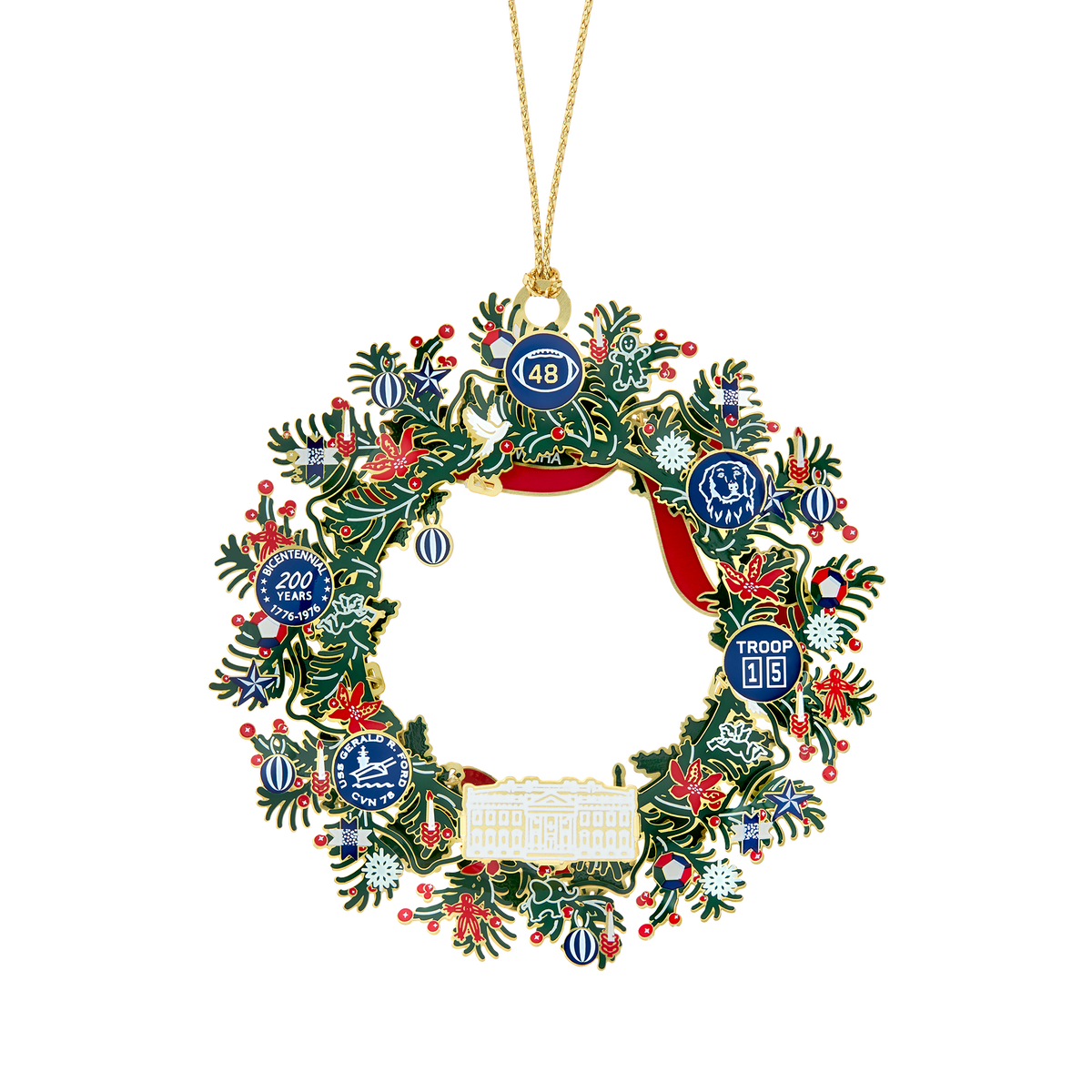 Official 2023 White House Christmas Ornament