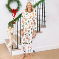 PatPat Family Matching Christmas Pajamas Gingerbread & Christmas Tree Brown