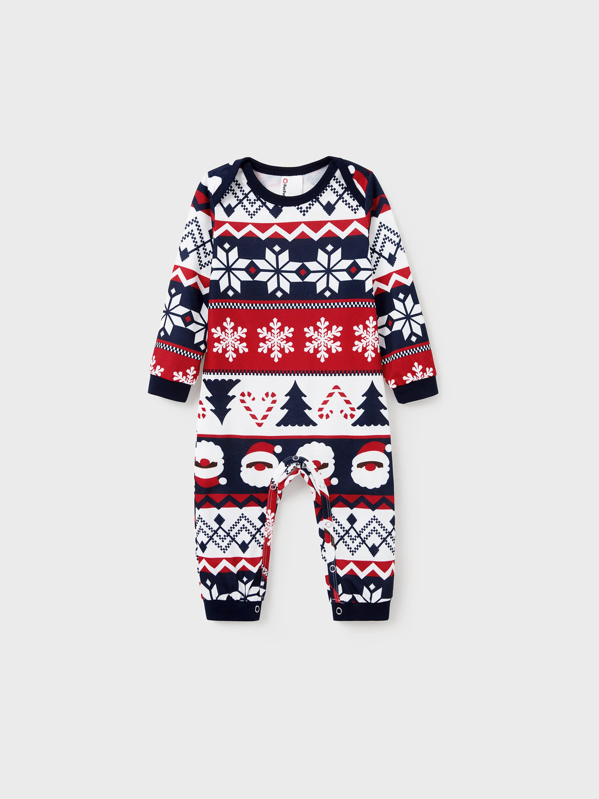 PatPat Family Matching Christmas Pajamas Glow in the Dark Navy