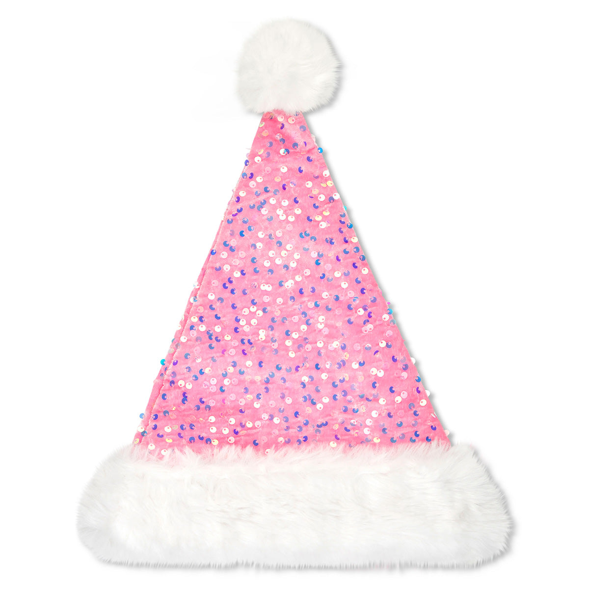 Iscream Sequin Santa Hat - Pink