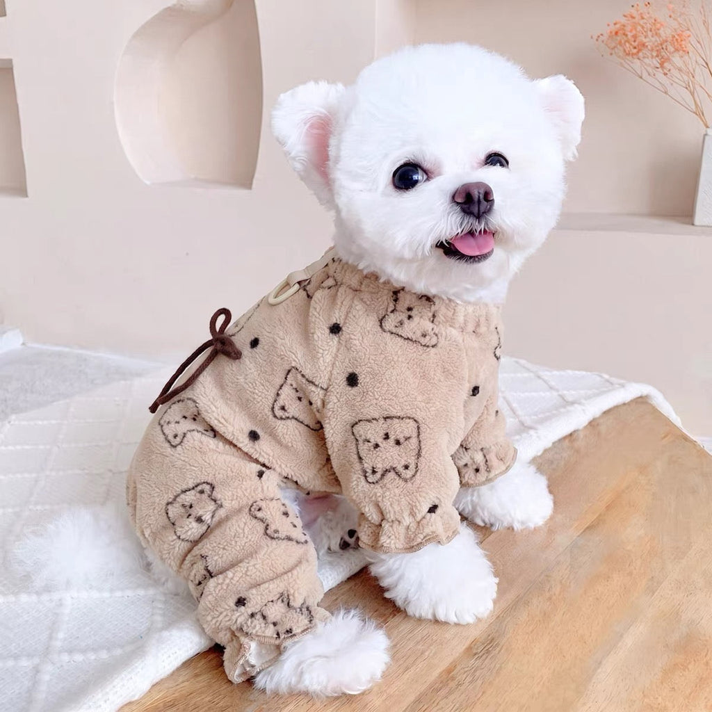 Fleece Soft Bow Two/Four legged Clothes