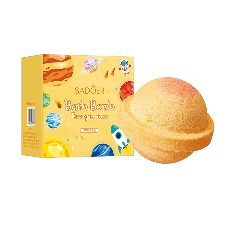 SADOER Planet Bath Bombs, 120g Fizzy Spa Bath Salt Balls