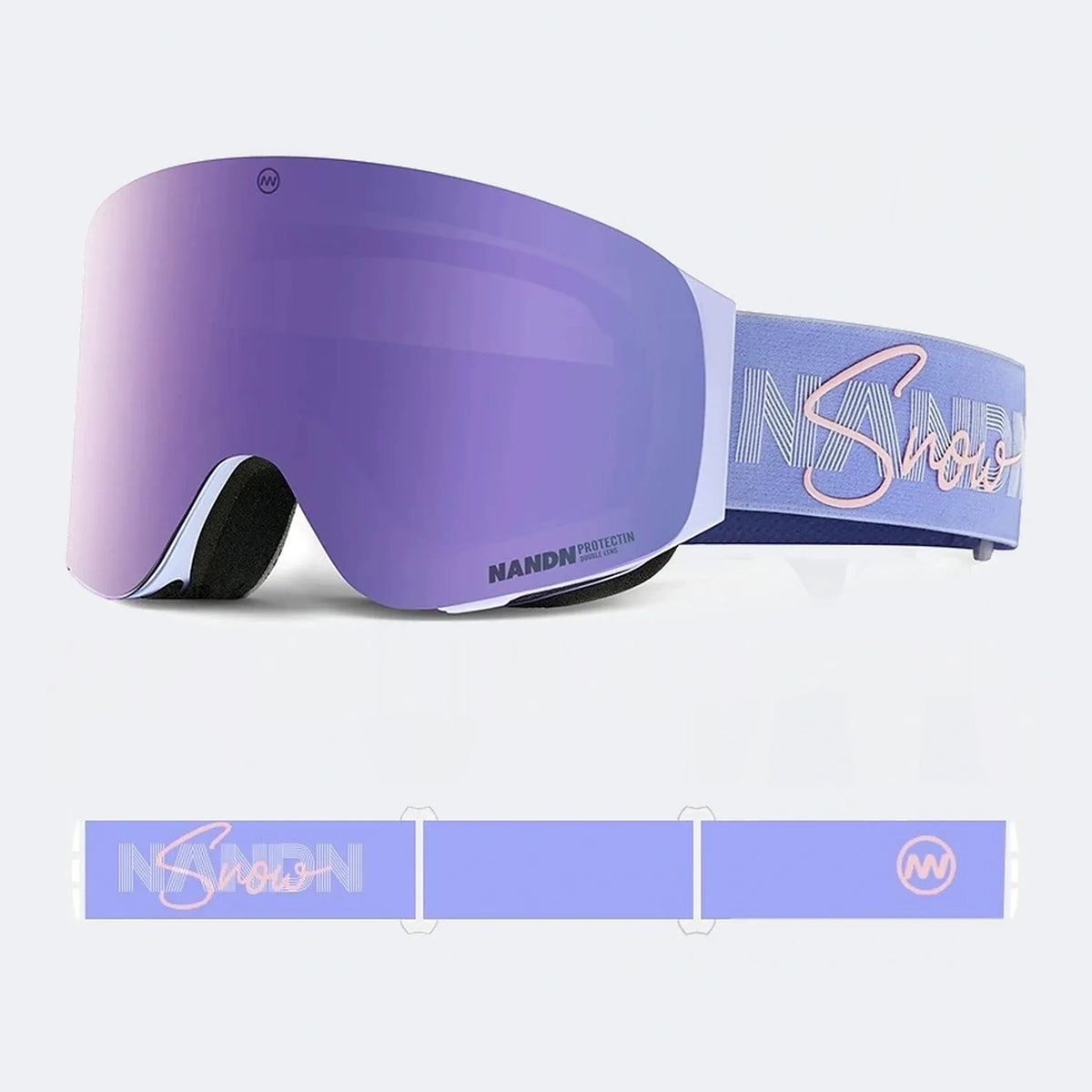 OTG Cylindrical breathable HD anti-fog flip-up ski goggles NG17