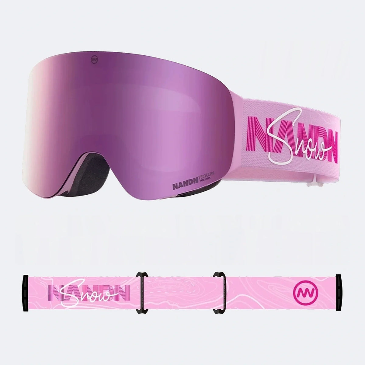 OTG Cylindrical breathable HD anti-fog flip-up ski goggles NG17