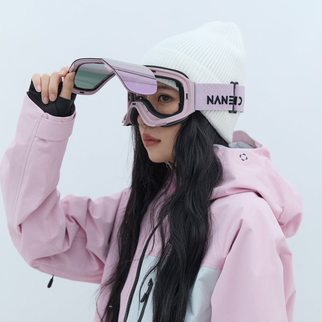 High-definition anti-fog magnetic NanFlip flip-top ski goggles NG21